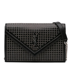 Pre-Loved Saint Laurent Studded Leather Monogram Le Sept Chain Bag